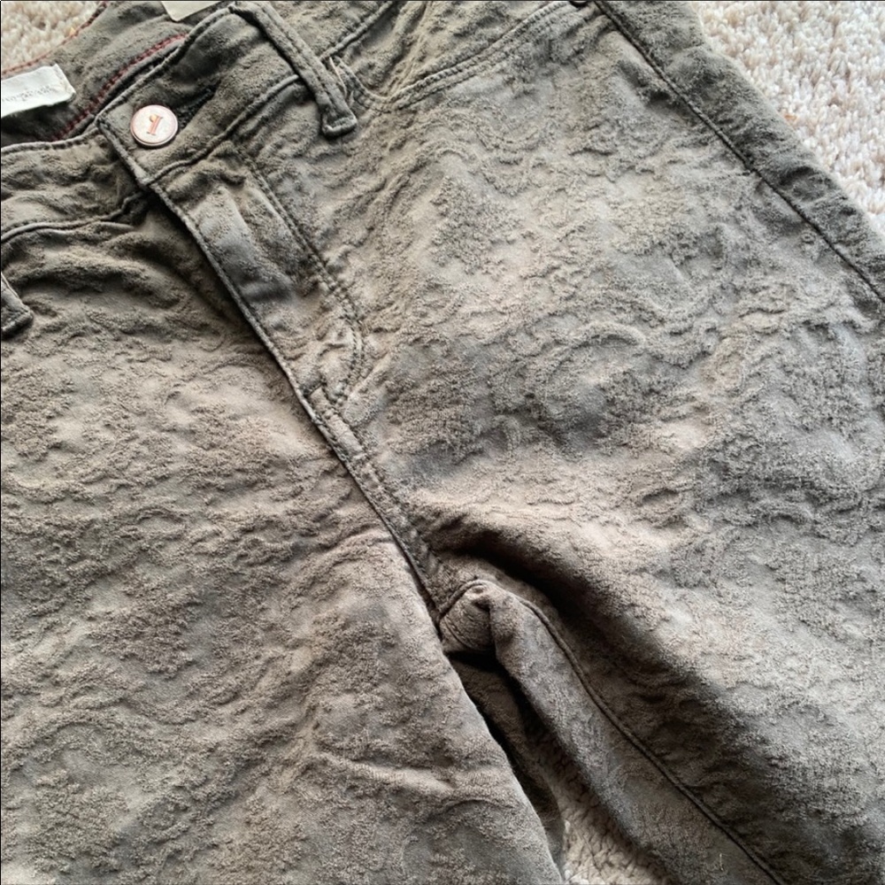 Pilcro & the Letterpress Olive Serif Pant 29